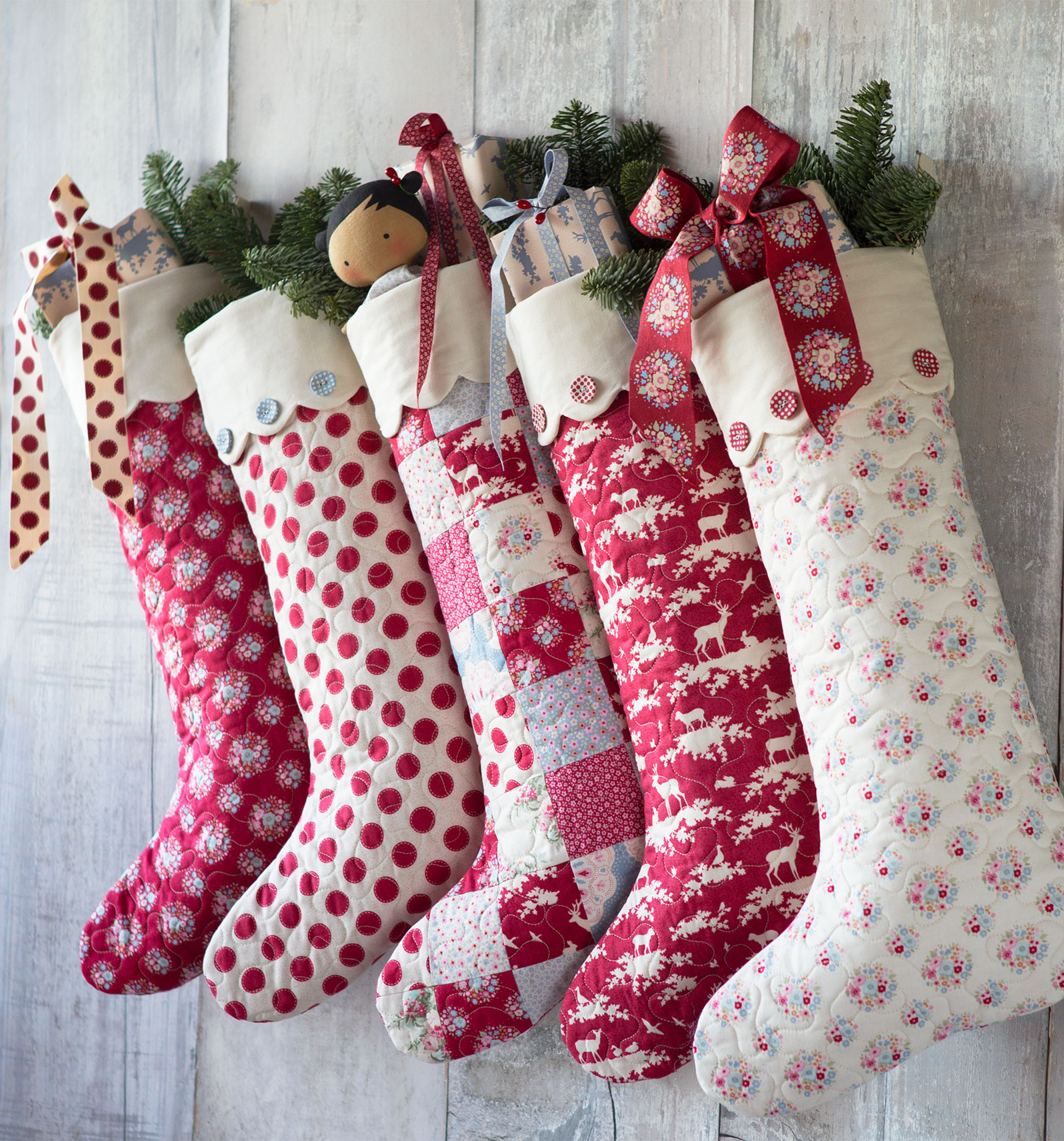 cosy christmas stockings tildas world